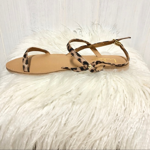 NWOT Lulu's Leopard Print Sandals - Picture 5 of 7